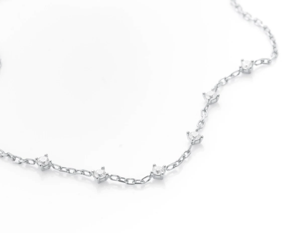 Gold Dainty 6-Stone Bracelet