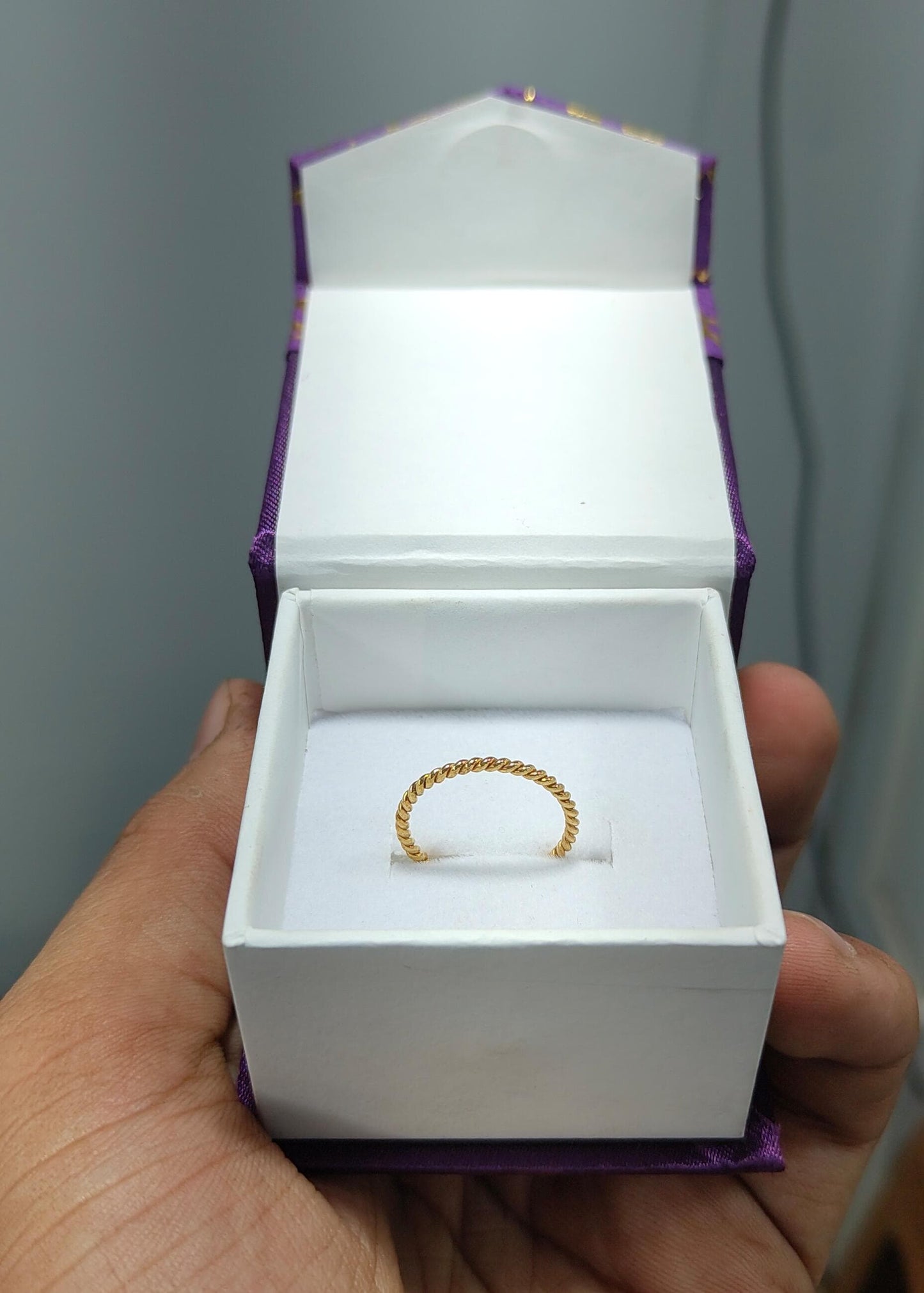 Set of 3 Gold Stacking Ring